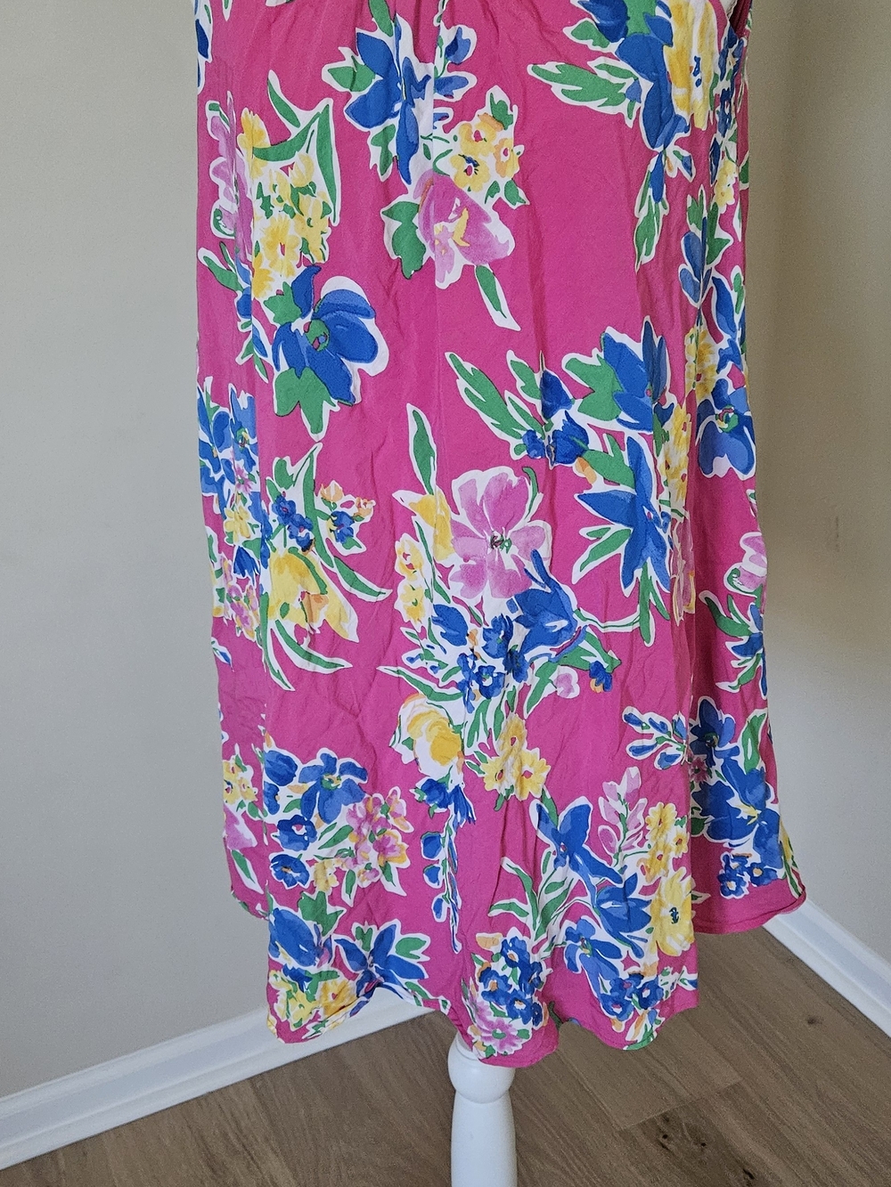 Polo by Ralph Lauren Pink Floral Maxi Dress Juniors